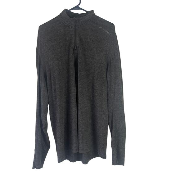 Brooks Run Men's Size Medium Grey Half Zip Lightweight Pullover Sweater - Picture 1 of 9